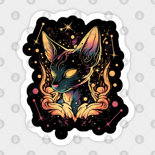 Spacecat Sticker by ArtRoute02